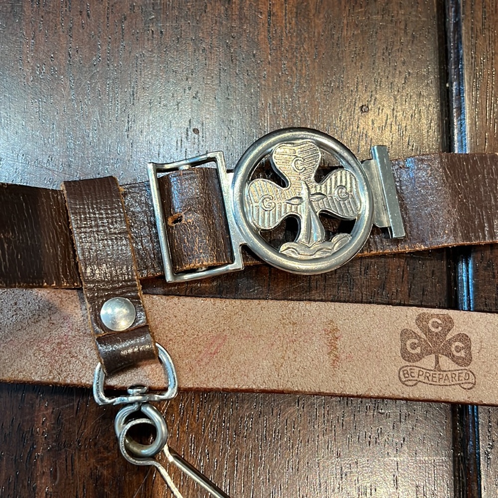 Vintage Girl Guides belt